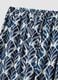 Blue pure viscose wide-leg patterned trousers, regular fit_5