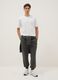 White pure cotton T-shirt with relaxed fit and finished crew neck_1