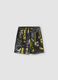 Boys&rsquo; multicolour 100% cotton oversized shorts with Sonic_1