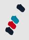 Kids&rsquo; multicolour stretch cotton-blend multipack socks_0