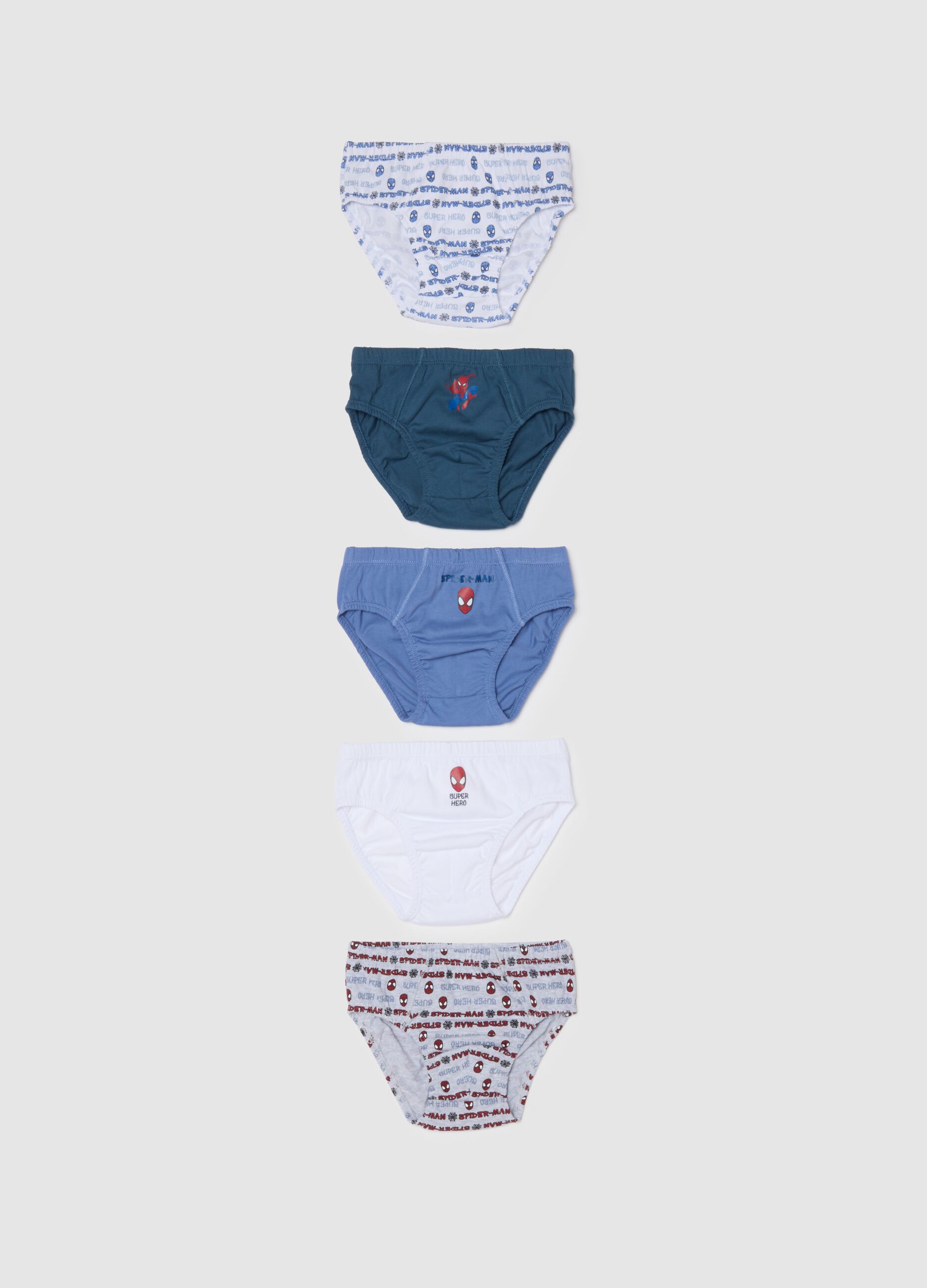 Multipack Kids' Multicoloured Cotton Regular Fit Briefs