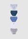Multipack Kids' Multicoloured Cotton Regular Fit Briefs_0