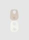 Twin pack multicolour pure cotton baby bibs with embroidery_0