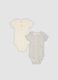 2-pack of multicolour organic cotton short-sleeve bodysuits_0