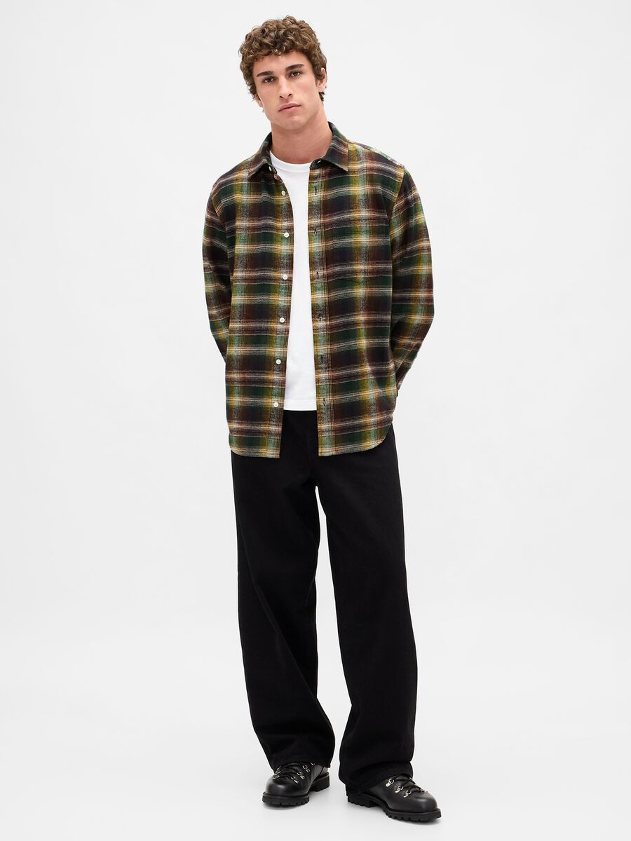 Multicolour Long-Sleeve Cotton Shirt_2