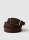 Multicolour reversible genuine leather belt_2