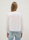 White pure cotton shirt regular fit with buttons and rounded collar_2