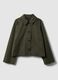 Green pure cotton jacket with buttons, regular fit_4
