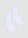 2-pack of white mid-calf pure cotton socks_0