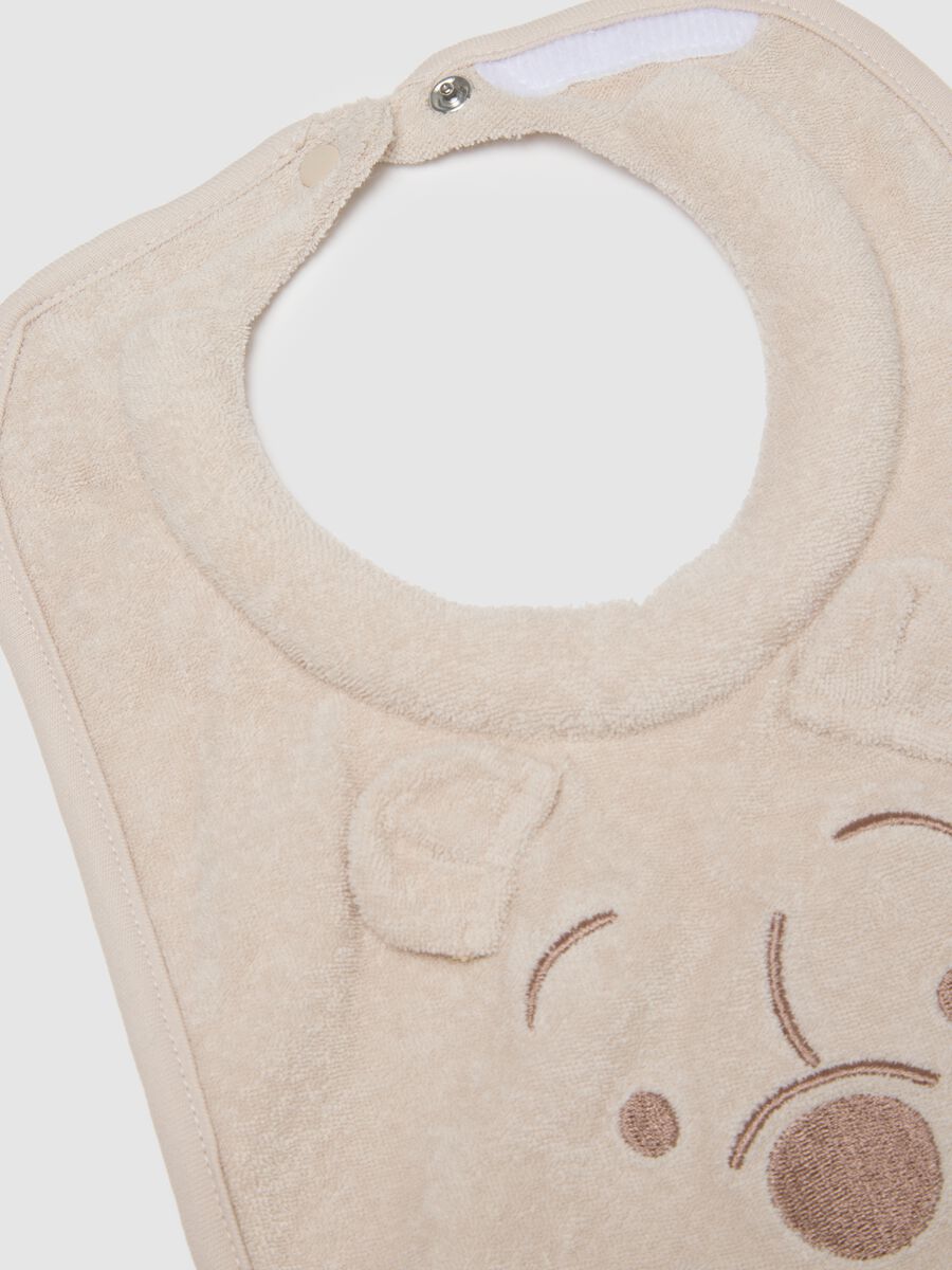 Twin pack multicolour pure cotton baby bibs with embroidery_2