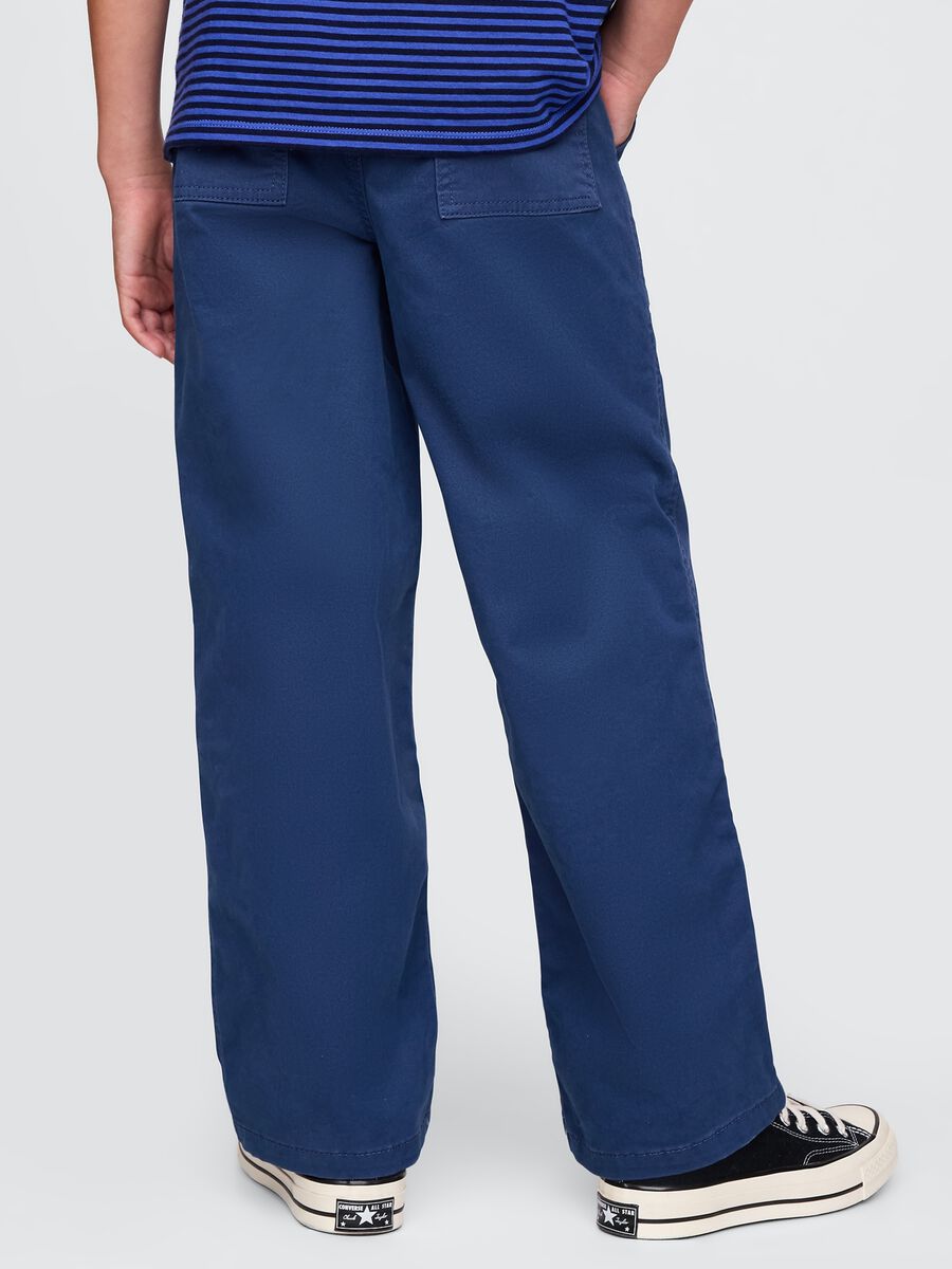 Children's blue long trousers_2