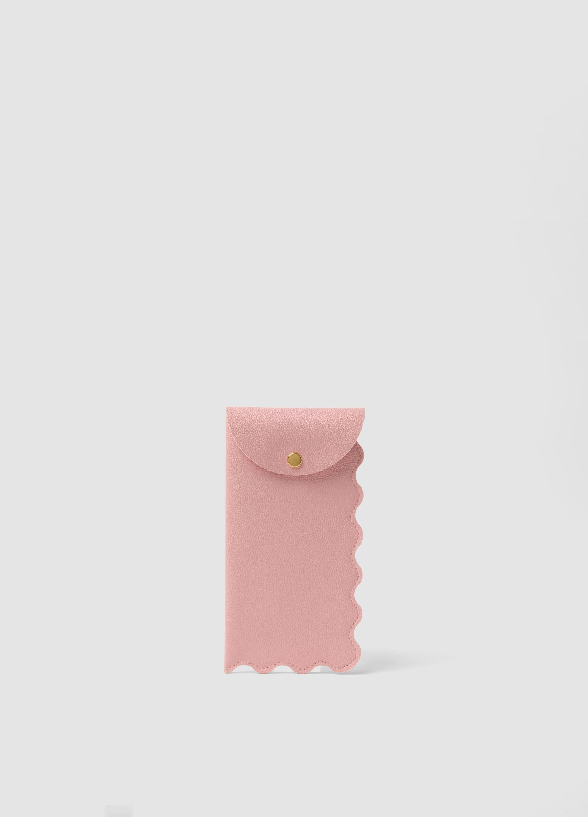 Pink Case with Wavy Edge