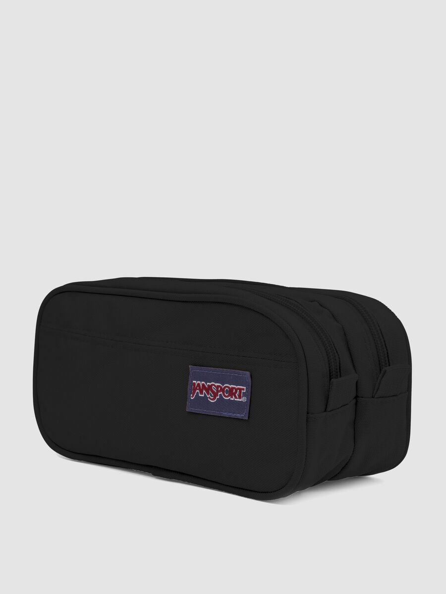 Black double-compartment pencil case_2