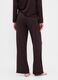 Brown Pyjama in Stretch Modal Fabric_2