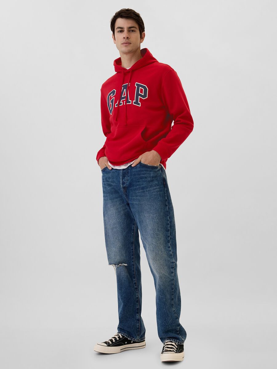 GAP Logo Cotton-Blend Hoodie_2