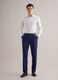 White slim fit stretch cotton shirt_1