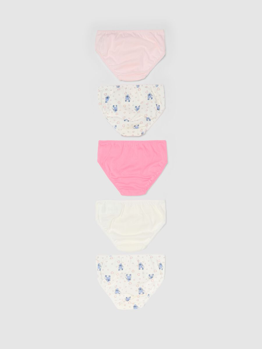 Multipack of multicolour pure cotton regular fit knickers for babies_1