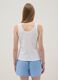 White pure cotton regular fit T-shirt with henley neck_2