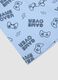 Blue organic cotton midi boxer shorts with gaming print, regular fit, for boys_3