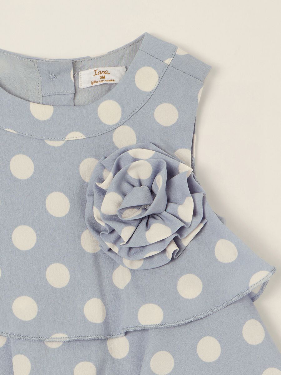 Baby girl&rsquo;s blue polka-dot dress_2