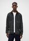 Brown Striped Cotton Jacket_0