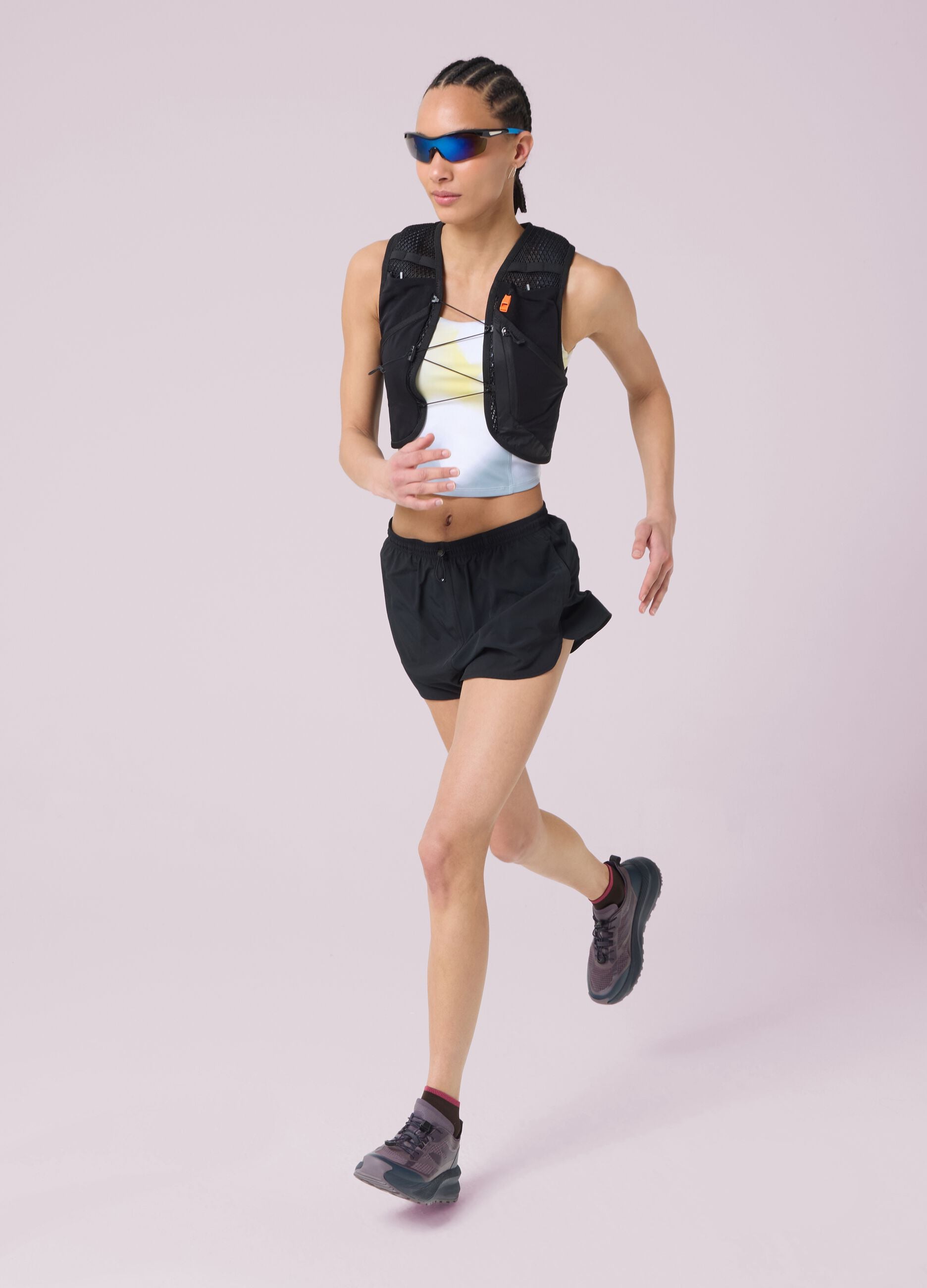 Lightweight fabric fitness shorts ALTAVIA STUDIO