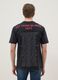 Black pure cotton regular fit T-shirt with AC/DC logo_2