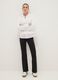 Black Stretch Cotton Flare Fit Leggings_0