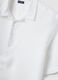 White pure linen regular fit shirt with bowling collar_5