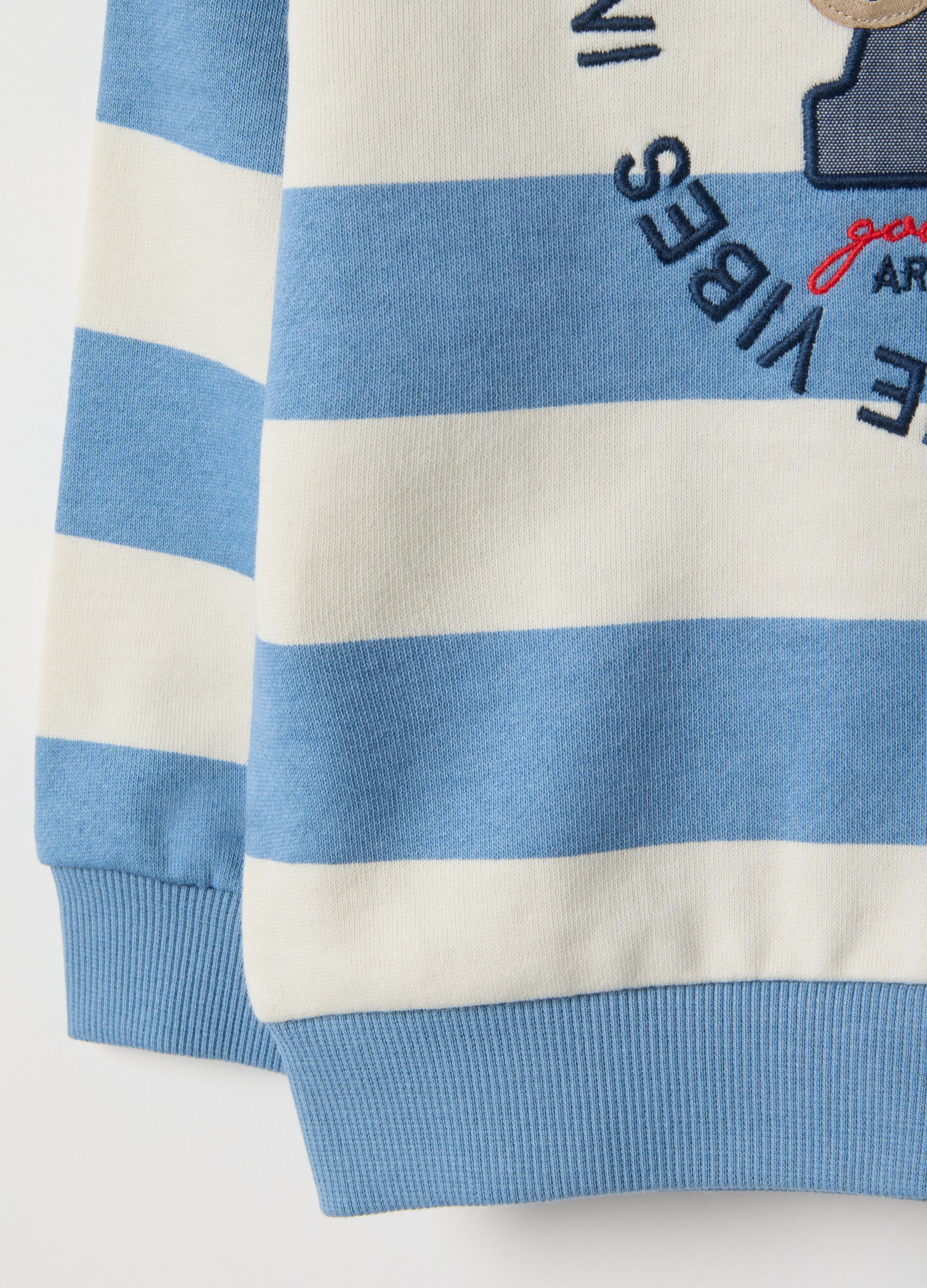 Multicolour pure cotton oversized sweatshirt for boys