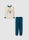 Multicoloured Pure Cotton Pyjama with Print for Boys_0