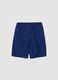 Blue regular fit swim trunks with Super Mario print_1