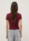Red slim fit stretch cotton T-shirt_3
