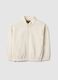 Girls' white pure cotton sweatshirt regular fit_0
