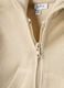 Pure cotton beige hoodie regular fit with teddy bear_3