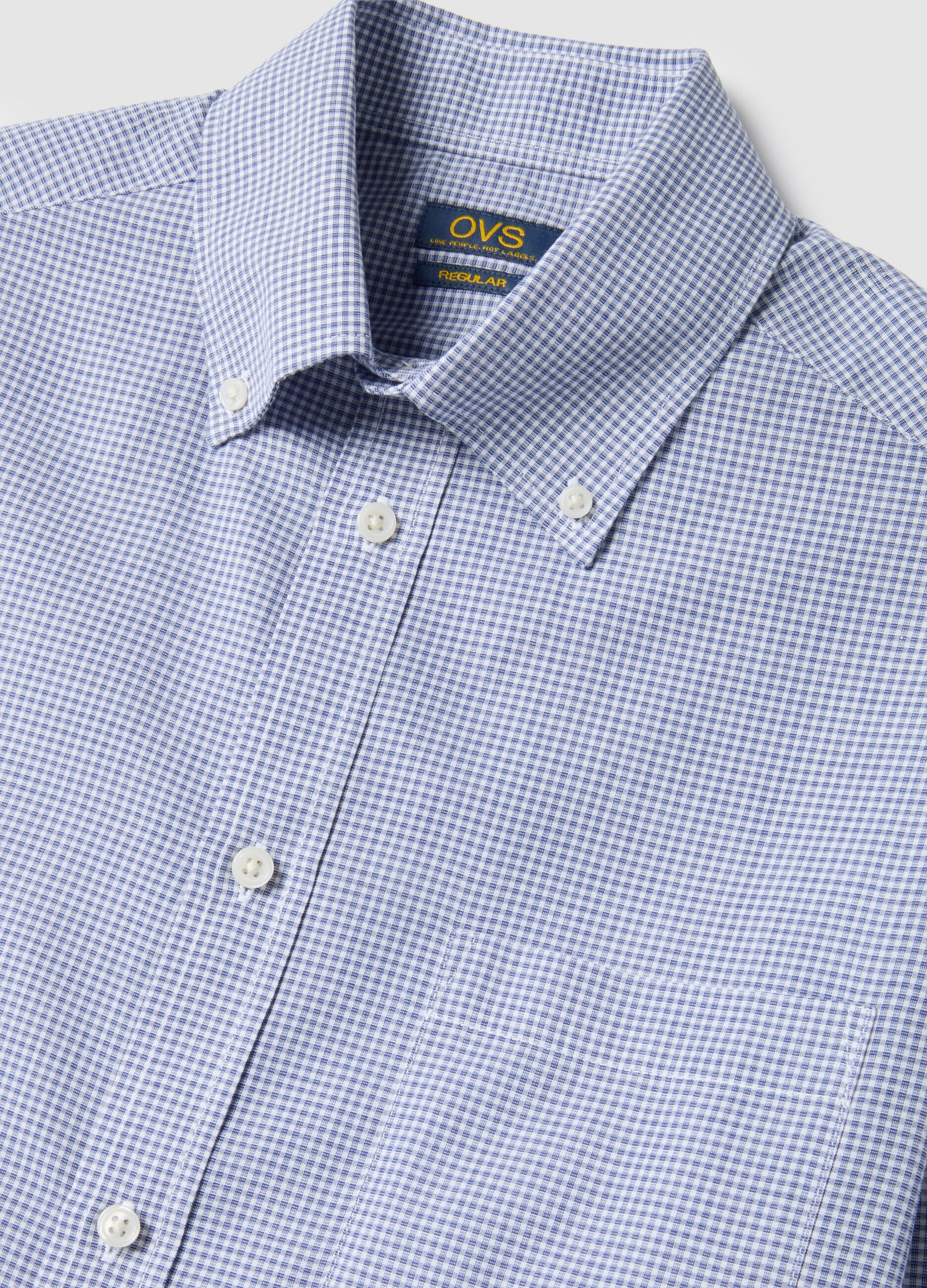 Multicolour Plaid Cotton Blend Slim Fit Easy Iron Shirt