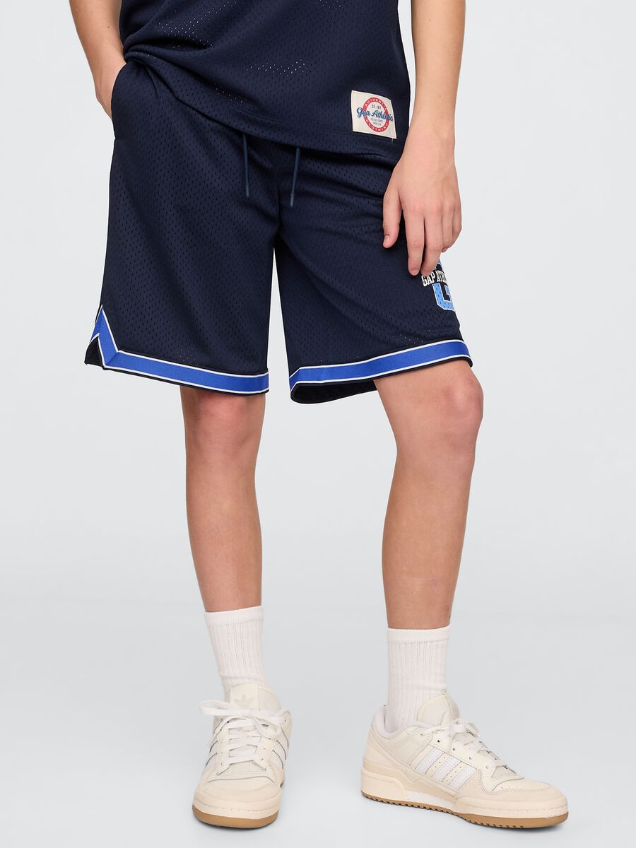 Blue Gap Kids knit fabric shorts_1