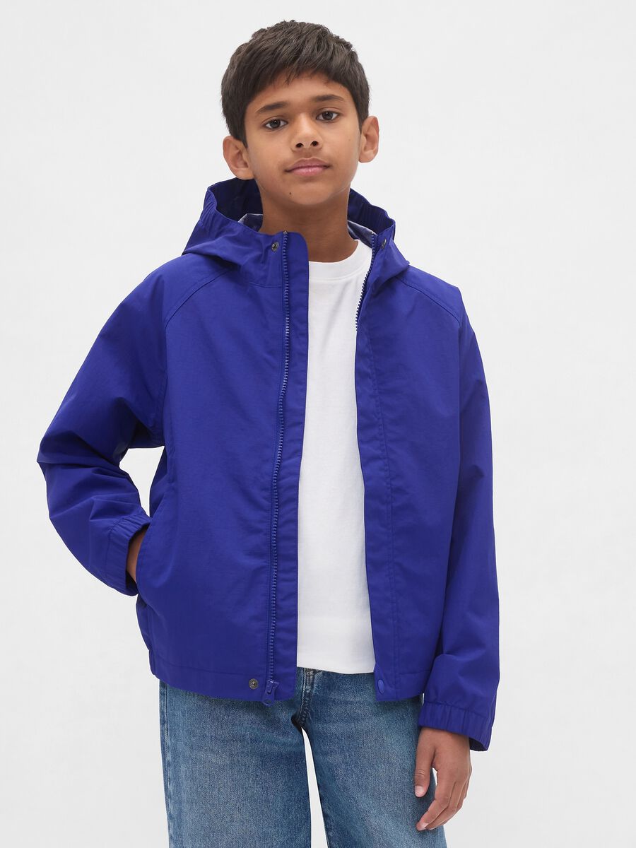 Blue Lightweight Jacket for Boys_0