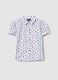 Girls' Multicolour Floral Pure Cotton Shirt - Regular Fit_0