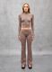 Fitted Full-Zip Mocha_4