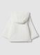 White padded jacket in organic cotton blend with Mickey embroidery for baby_1