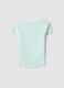Girls&rsquo; fitted stretch-cotton multicolour striped T-shirt_4