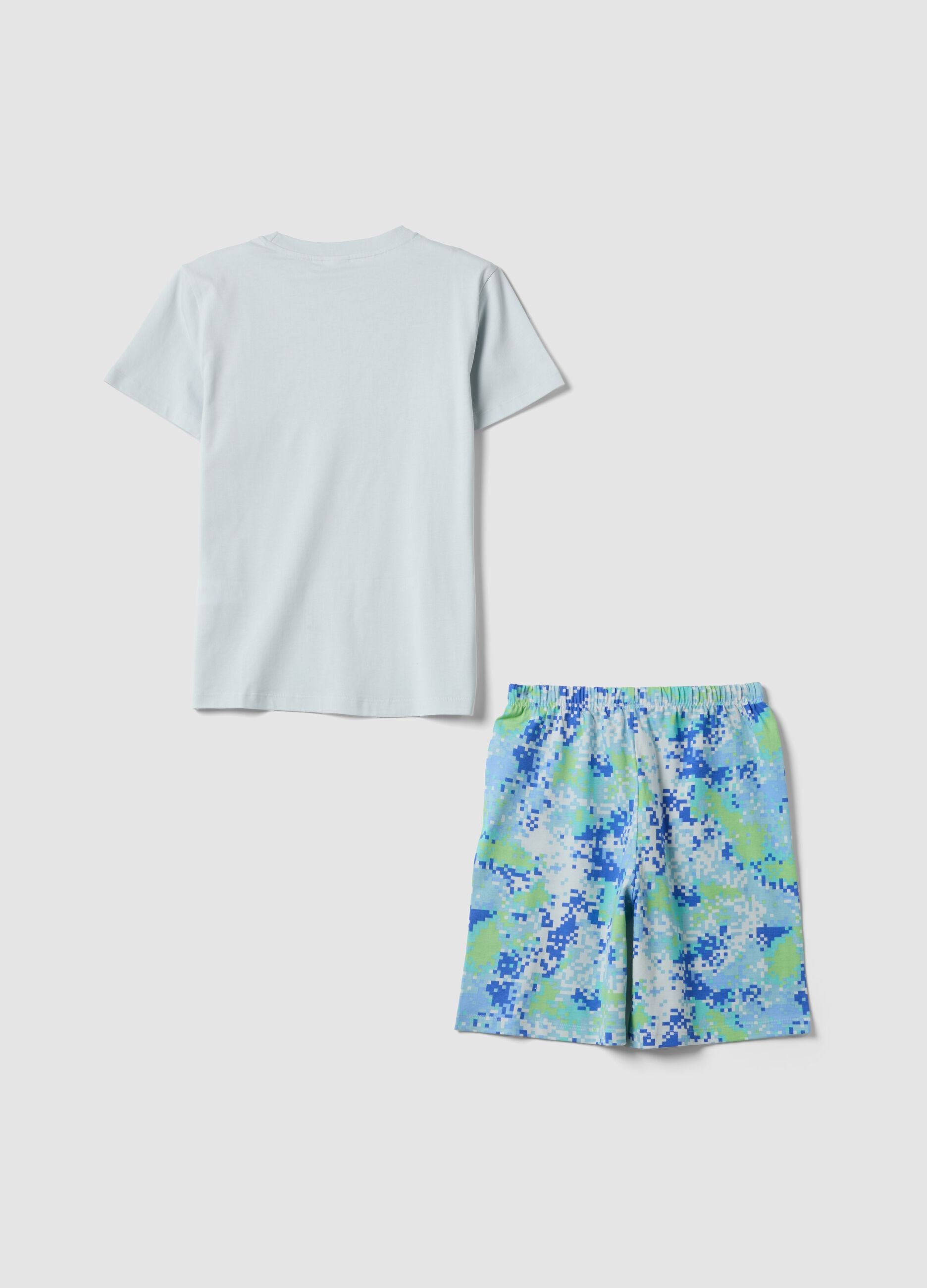 Light blue organic cotton pyjamas
