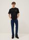 Black One Piece print T-shirt in pure cotton, relaxed fit_1