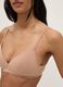 Beige stretch cotton bra with light padding_3