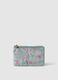 Multicolour clutch with floral embroidery and zip_0