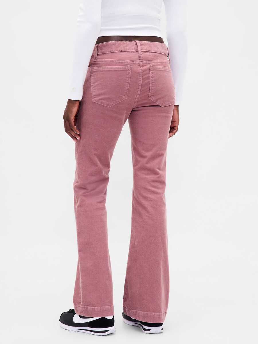 Pantaloni flare fit elasticizzati_2