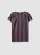 Black boys&rsquo; sporty T-shirt with vertical stripes and Jeep logo_4