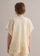 White crochet viscose-blend cardigan with fringes, regular fit_3