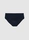 Blue stretch cotton briefs with a snug fit_4